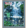  Искрящийся водопад Алмазная вышивка мозаика АЖ-1496