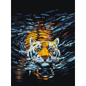  Плывущий тигр Алмазная вышивка мозаика АЖ-1521