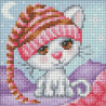  Сонный котенок Алмазная вышивка мозаика АЖ-1571