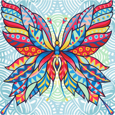  Узор бабочки Алмазная вышивка мозаика АЖ-1578