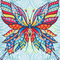 Узор бабочки Алмазная вышивка мозаика