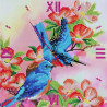  Птички Алмазные на подрамнике с частичной выкладкой Color Kit 7303014