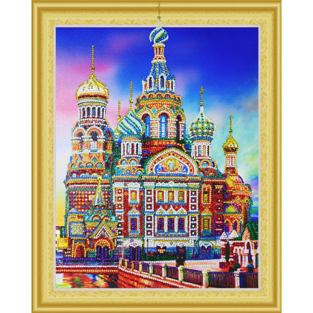  Храм Василия Блаженного Алмазная вышивка мозаика 5D Color Kit FKU014