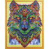  Волк Алмазная вышивка мозаика 5D Color Kit FKU003