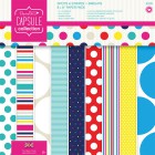 Spots & Stripes Brights Набор бумаги 20x20 для скрапбукинга, кардмейкинга Docrafts