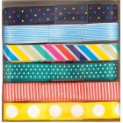 Spots & Stripes Brights набор Ленты для скрапбукинга, кардмейкинга Docrafts