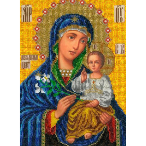  Богородица Неувядаемый цвет Набор для вышивания Вышиваем бисером L-145