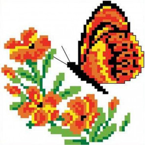 Бабочка Набор для вышивания Каролинка