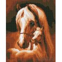 Лошадь и жеребёнок Алмазная мозаика на подрамнике