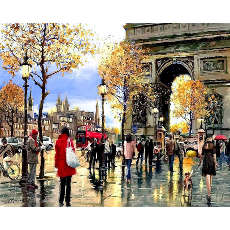 Мой любимый Париж Алмазная мозаика на подрамнике