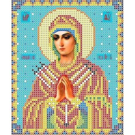 Богородица Семистрельная Набор для вышивки бисером Каролинка