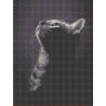 Котенок в ночи Канва с рисунком для вышивки бисером