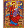 Богородица Всецарица Канва с рисунком для вышивки бисером