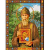 Святой Серафим Канва с рисунком для вышивки бисером