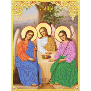 Святая Троица Канва с рисунком для вышивки бисером
