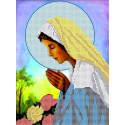 Богородица Святого Розария Канва с рисунком для вышивки бисером