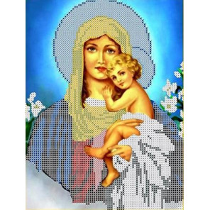 Богородица Трижды Прекрасная Канва с рисунком для вышивки бисером