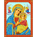 Богородица Страстная Канва с рисунком для вышивки бисером