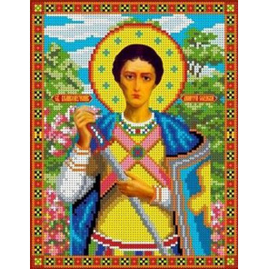 Святой Дмитрий Канва с рисунком для вышивки бисером