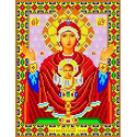 Богородица Неупиваемая чаша Канва с рисунком для вышивки бисером