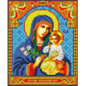 Богородица Неувядаемый цвет Канва с рисунком для вышивки бисером