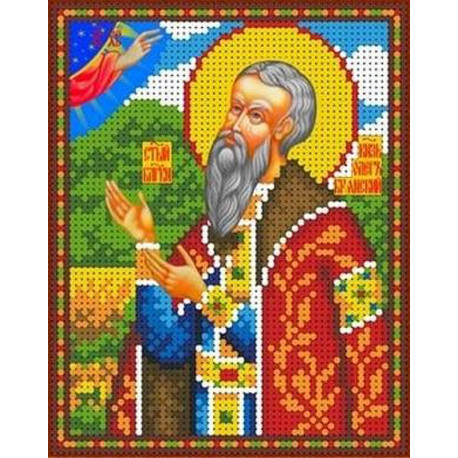 Святой Олег Канва с рисунком для вышивки бисером