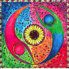 Количество цветов и сложность Узоры мандала Раскраска картина по номерам на холсте FX4125