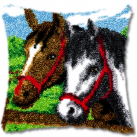 Лошадки Набор для вышивания подушки