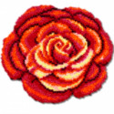 Роза Набор для вышивания коврика