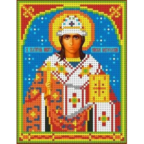 Святой Никита Канва с рисунком для вышивки бисером