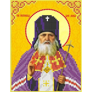 Святой Лука Канва с рисунком для вышивки бисером