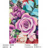 Количество цветов и сложность Радужный букет Раскраска картина по номерам на холсте  RA242
