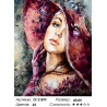 Количество цветов и сложность Девушка-загадка Раскраска картина по номерам на холсте ZX 21879