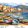 Количество цветов и сложность Лодки на причале Раскраска картина по номерам на холсте ZX 21511