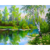  Природа России Раскраска картина по номерам на холсте ZX 21621