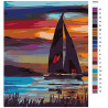 Раскладка Вечер на яхте Раскраска картина по номерам на холсте KTMK-92452
