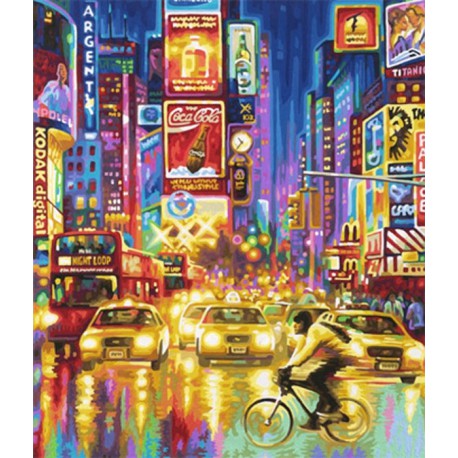 Нью-Йорк Раскраска по номерам акриловыми красками Schipper (Германия) Картина по цифрам
