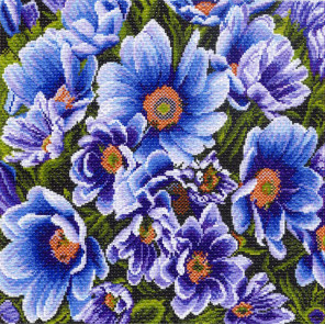 Весенний луг Канва с рисунком для вышивки Матренин посад