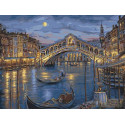 Полночь в Венеции Раскраска картина по номерам на холсте