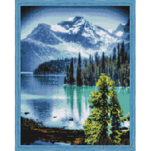  Горное озеро Алмазная мозаика на подрамнике QA202812