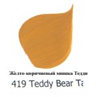 419 Желто-коричневый мишка Тедди Коричневые цвета Акриловая краска FolkArt Plaid