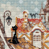  Город и кошки. Зима Алмазная вышивка мозаика Риолис АМ0010