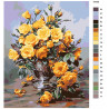 Раскладка Медовые розы Раскраска по номерам на холсте Живопись по номерам KTMK-64399