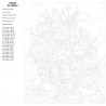 Схема Медовые розы Раскраска по номерам на холсте Живопись по номерам KTMK-64399