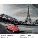 Количество цветов и сложность Прогулка по Парижу Раскраска по номерам на холсте Живопись по номерам KTMK-47650