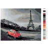 Раскладка Прогулка по Парижу Раскраска по номерам на холсте Живопись по номерам KTMK-47650