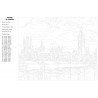 Схема Лондонский пейзаж Раскраска по номерам на холсте Живопись по номерам KTMK-78282