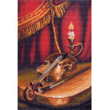 В рамке Скрипка Канва с рисунком для вышивки Матренин посад 1400