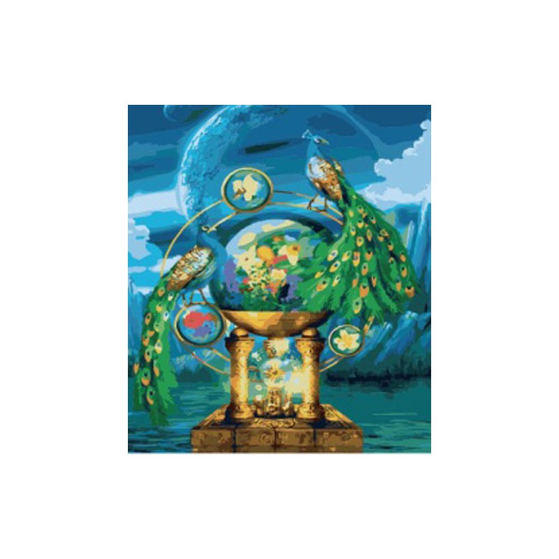 Мультяшная раскраска «волшебный шар ведьмы» для детей и взрослых