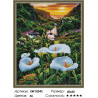 Количество цветов и сложность Каллы на закате Алмазная вышивка мозаика на подрамнике EW10243